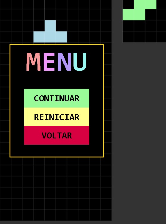 Pressione a tecla 'space' para pausar o jogo!